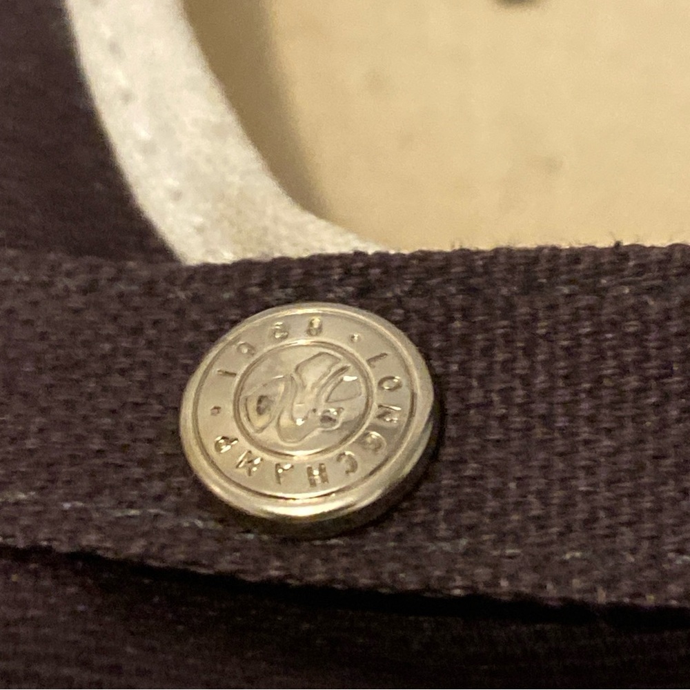 Longchamp Le Pilage Women's Grey and White Ballet Flat Shoes Women’s Size 6 - Picture 7 of 11